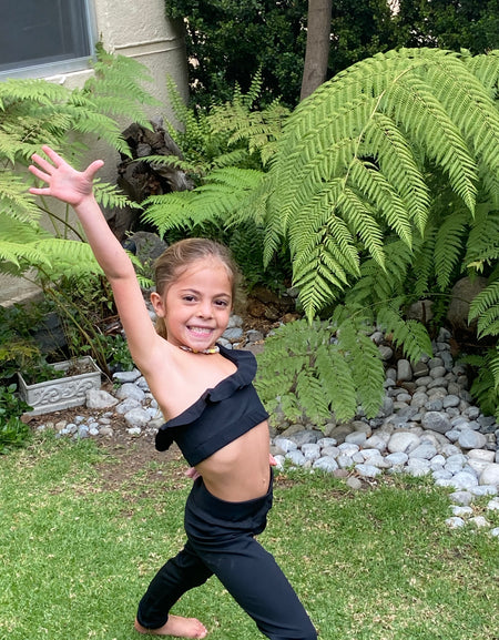 Leggin+top black NIÑA