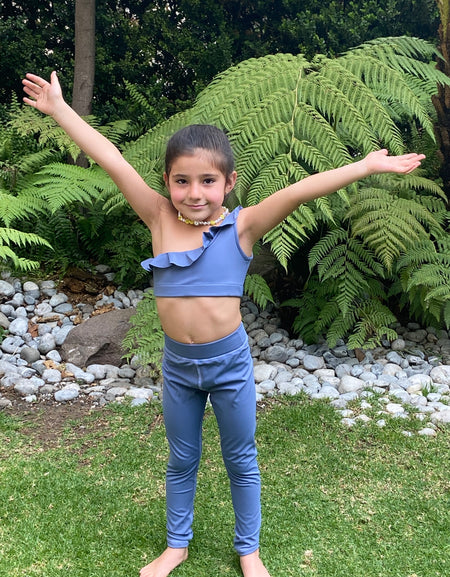 Leggin+top blue NIÑA