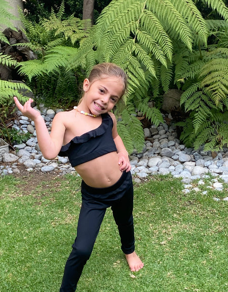 Leggin+top black NIÑA